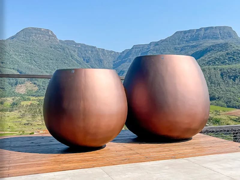 Vaso de Fibra Charcoal Large